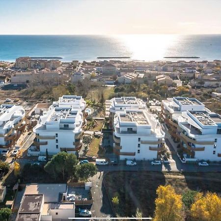 T2 Neuf + Piscine, 5 Mn A Pied Des Plages Сериньян Экстерьер фото
